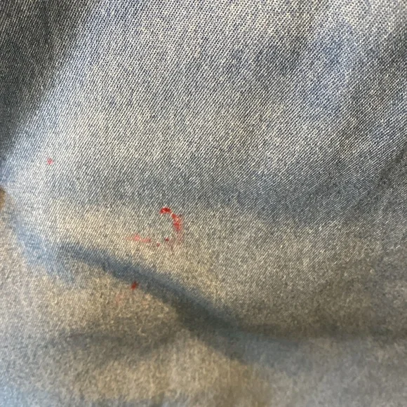 AMRAV Vintage 80s Marlboro style Men's Blue Denim double pocket classic XL - Picture 5 of 6